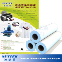 Fast Dry Heat Transfer Papier mit Roller Sublimation Transfer Machine